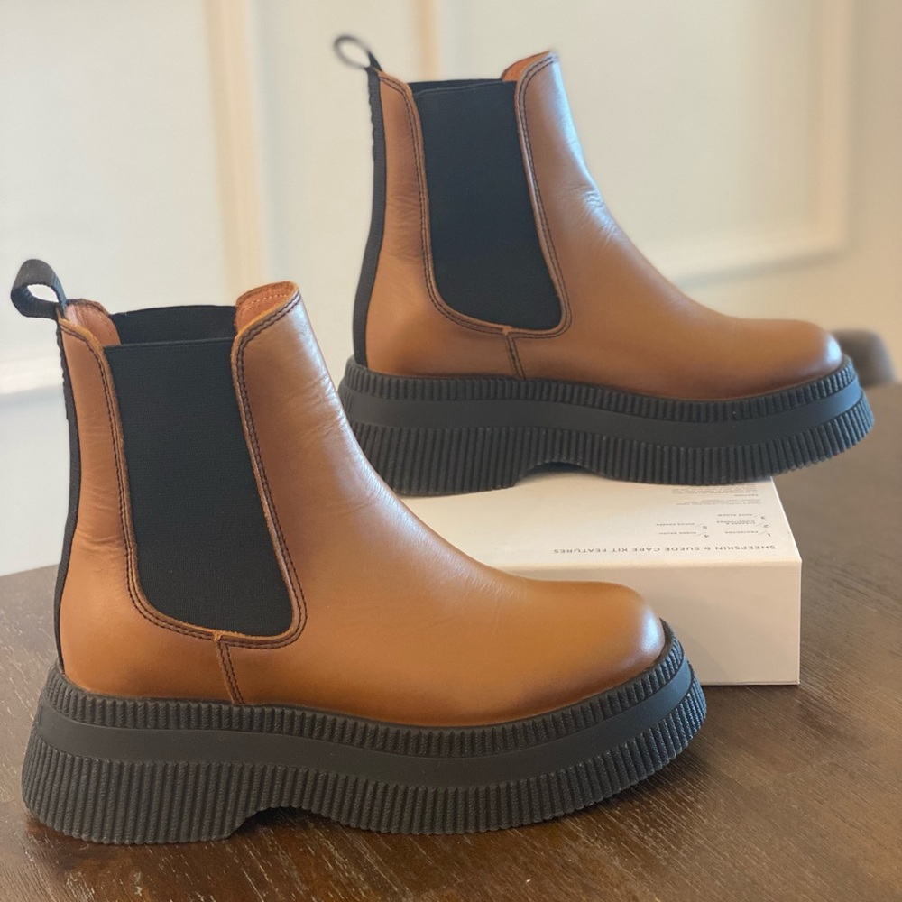 Ganni Chelsea Creeper Boots